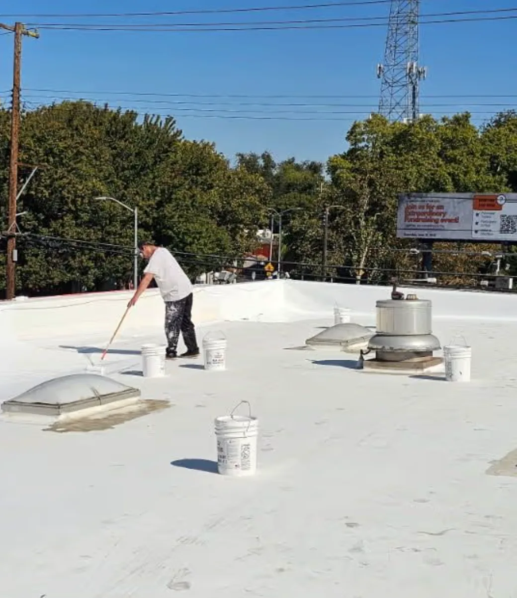 Flat roofing service by Higher Level Roofing