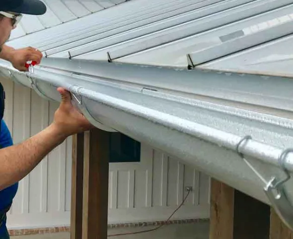 Gutters installation service by Higher Level Roofing