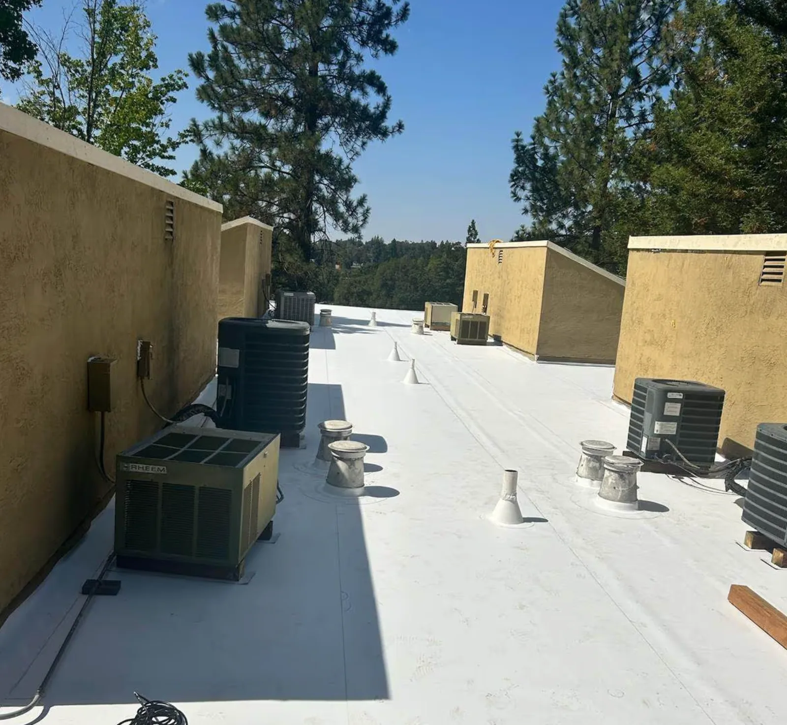 New 60mil TPO roof installation in Placerville, CA