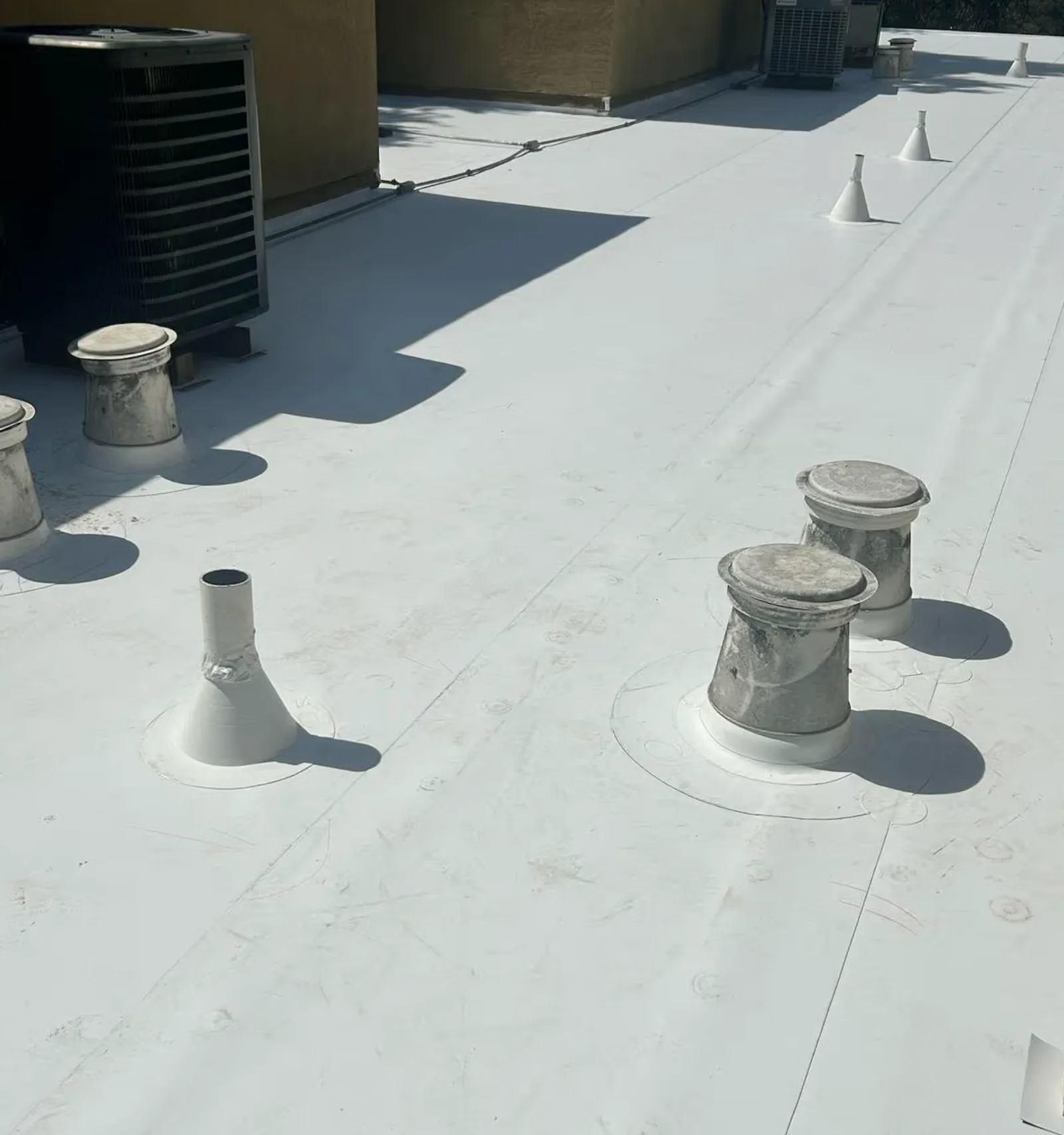 60mil TPO roof membrane installation details