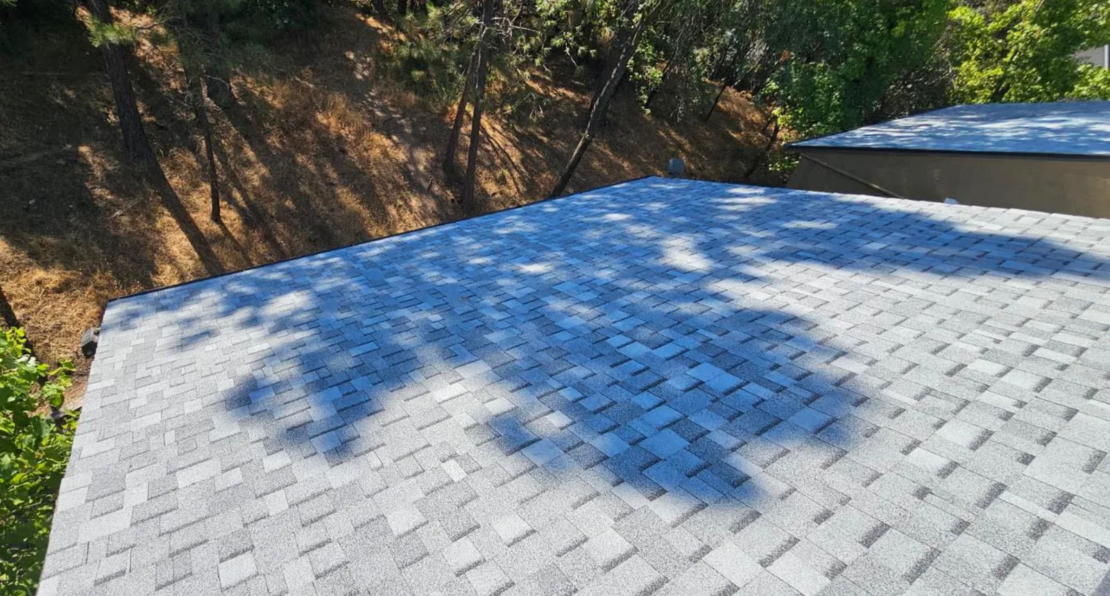 Composition shingle roof installation details in Placerville