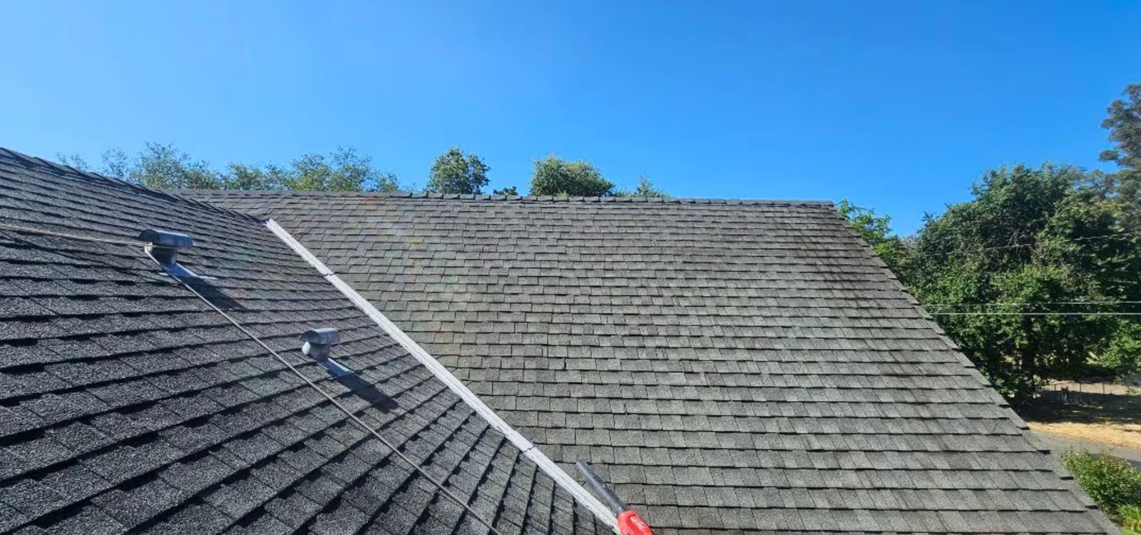 Completed Sacramento roof rejuvenation by Higher Level Roofing