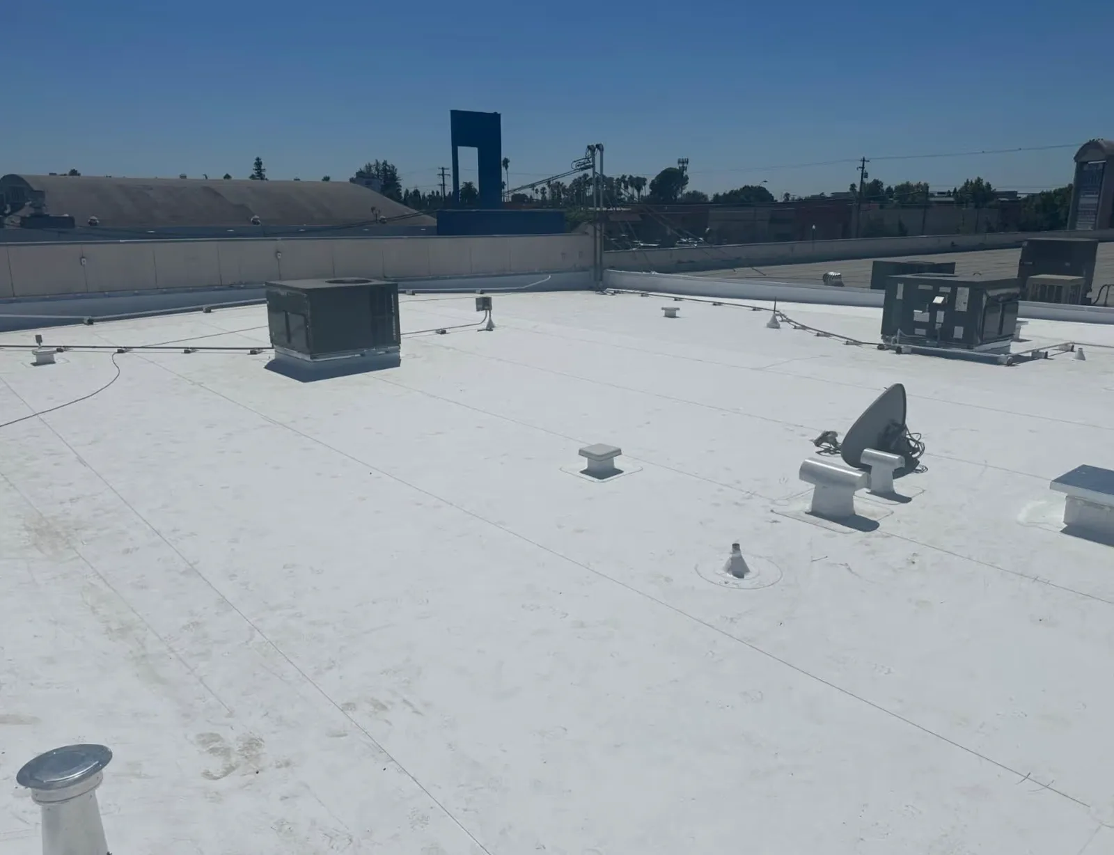 Tapered 60mil TPO system installation in Vacaville, CA
