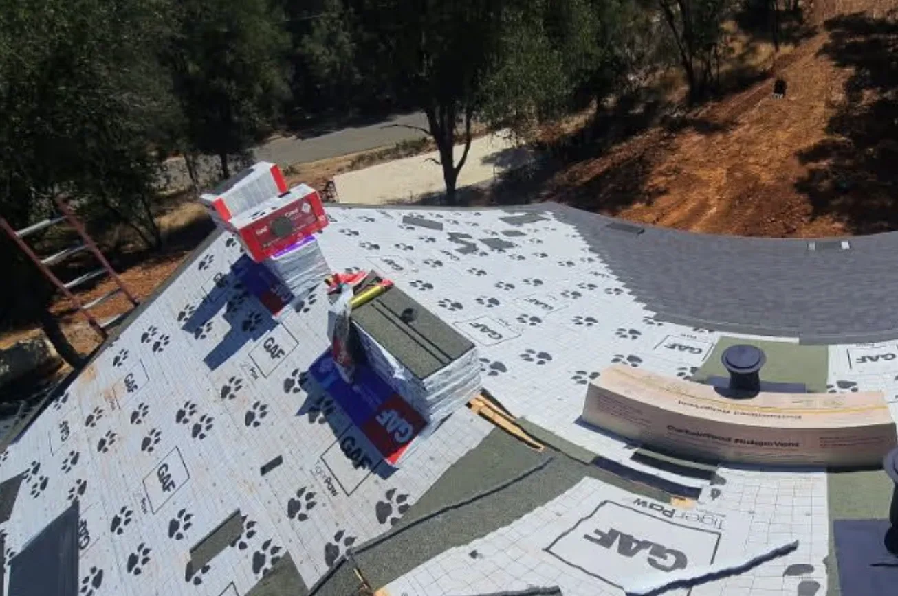 Roof installation project by Higher Level Roofing