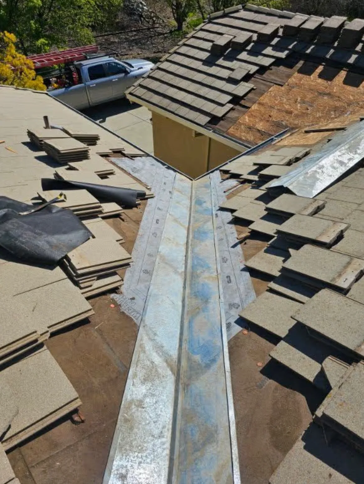 Folsom tile roof restoration work by Higher Level Roofing